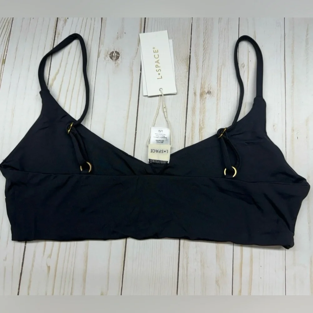 L*Space High Tide Bralette Bikini Swimsuit Top Size Small